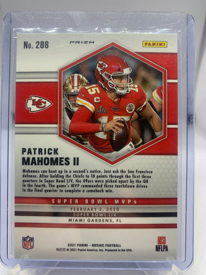 2021 Panini Mosaic Football - Patrick Mahomes II - ‘Mosaic’ Silver Prizm