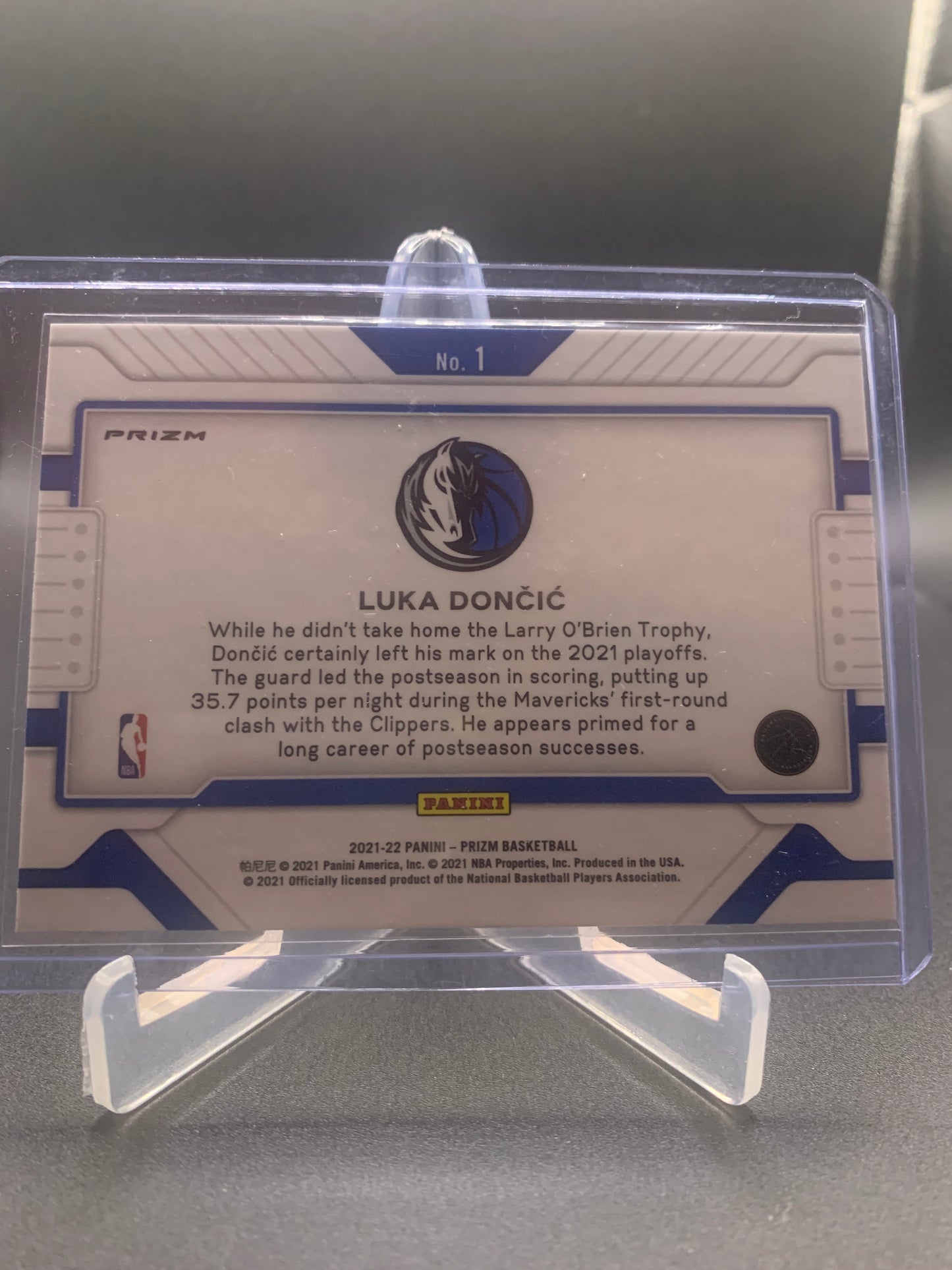 2021-22 Panini Prizm Basketball - Luka Doncic ‘Widescreen’ Fast Break Prizm