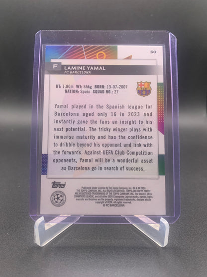 2023 Topps Finest UEFA - Lamine Yamal RC Rookie