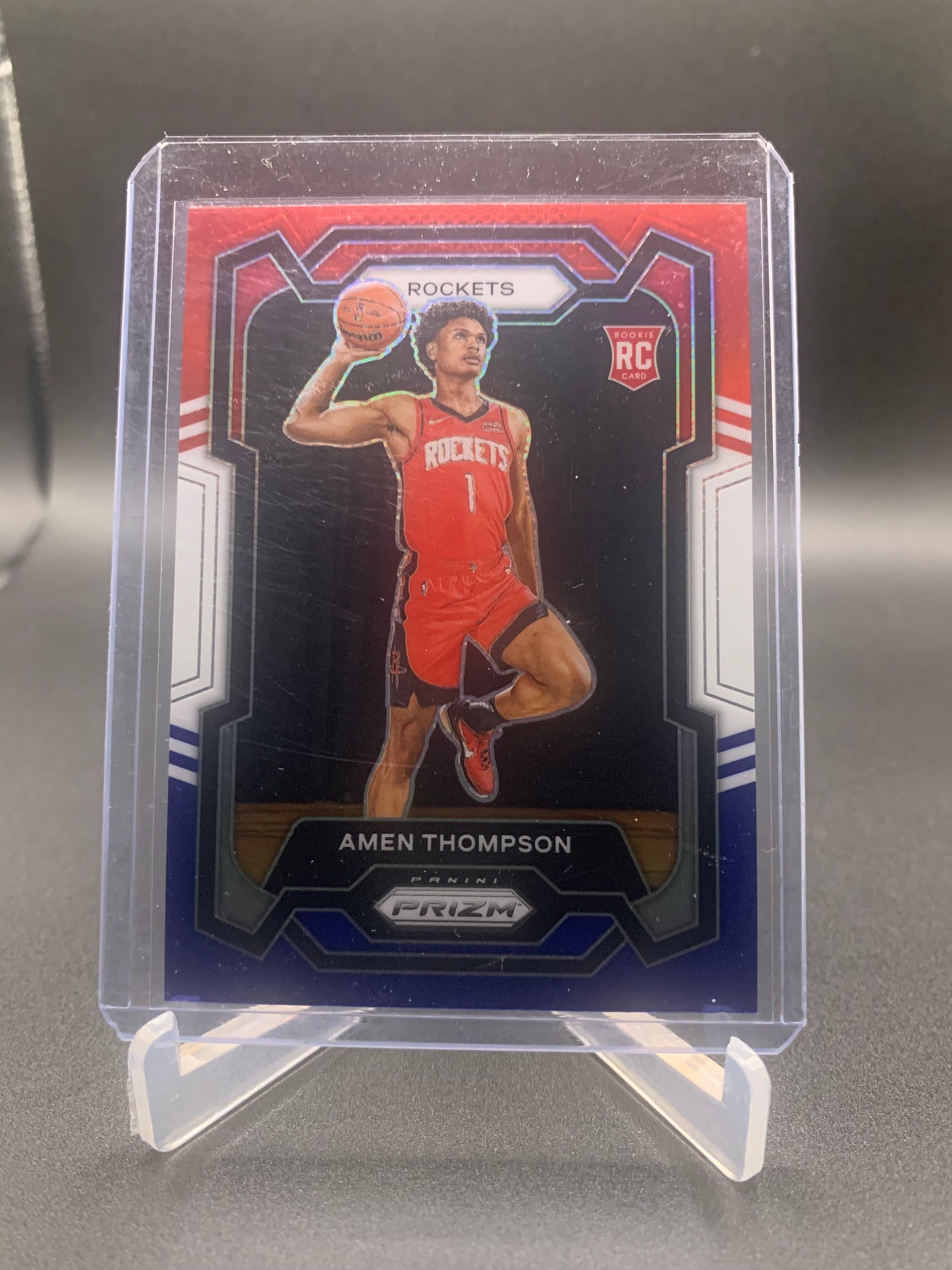 2023-24 Panini Prizm Basketball - Amen Thompson ‘Red, White, Blue’ RC Rookie