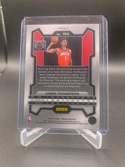 2023-24 Panini Prizm Basketball - Amen Thompson ‘Red, White, Blue’ RC Rookie