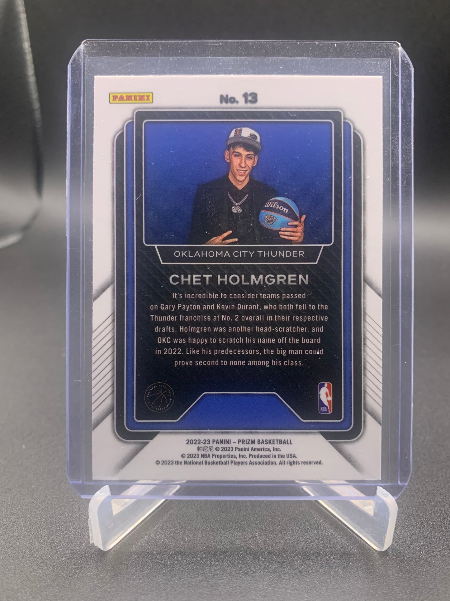 2022-23 Panini Prizm Basketball- Chet Holmgren ‘Luck of the Lottery’ RC Rookie