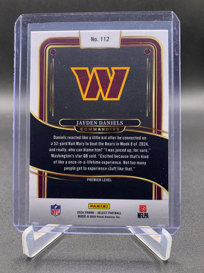 2024 Panini Select Football - Jayden Daniels ‘Premier Level’ RC Rookie