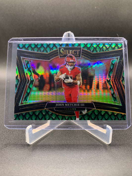 2024 Panini Select Football - John Metchie III ‘Dragon Scale’ Field Level /70