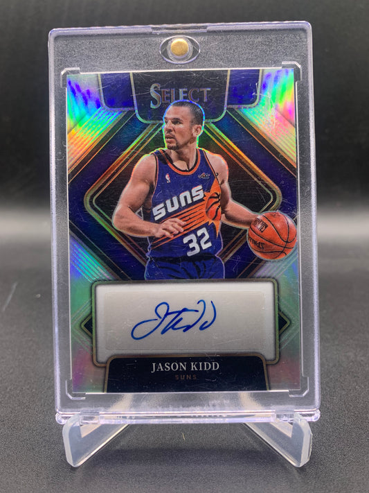 2021-22 Panini Select Basketball - Jason Kidd ‘Signatures’ Silver Prizm /249
