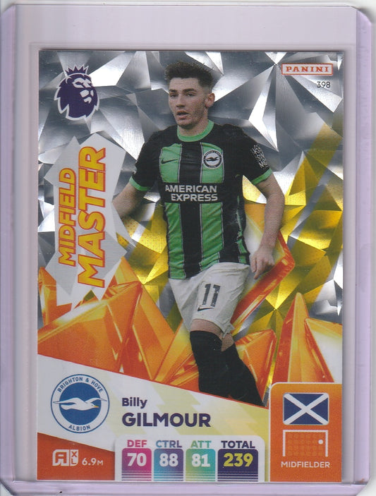 2025 Panini Adrenalyn XL Premier League - Billy Gilmour 'Midfield Master'