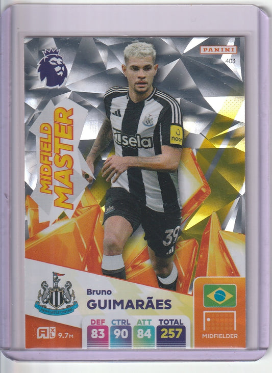 2025 Panini Adrenalyn XL Premier League - Bruno Guimaraes 'Midfield Master'