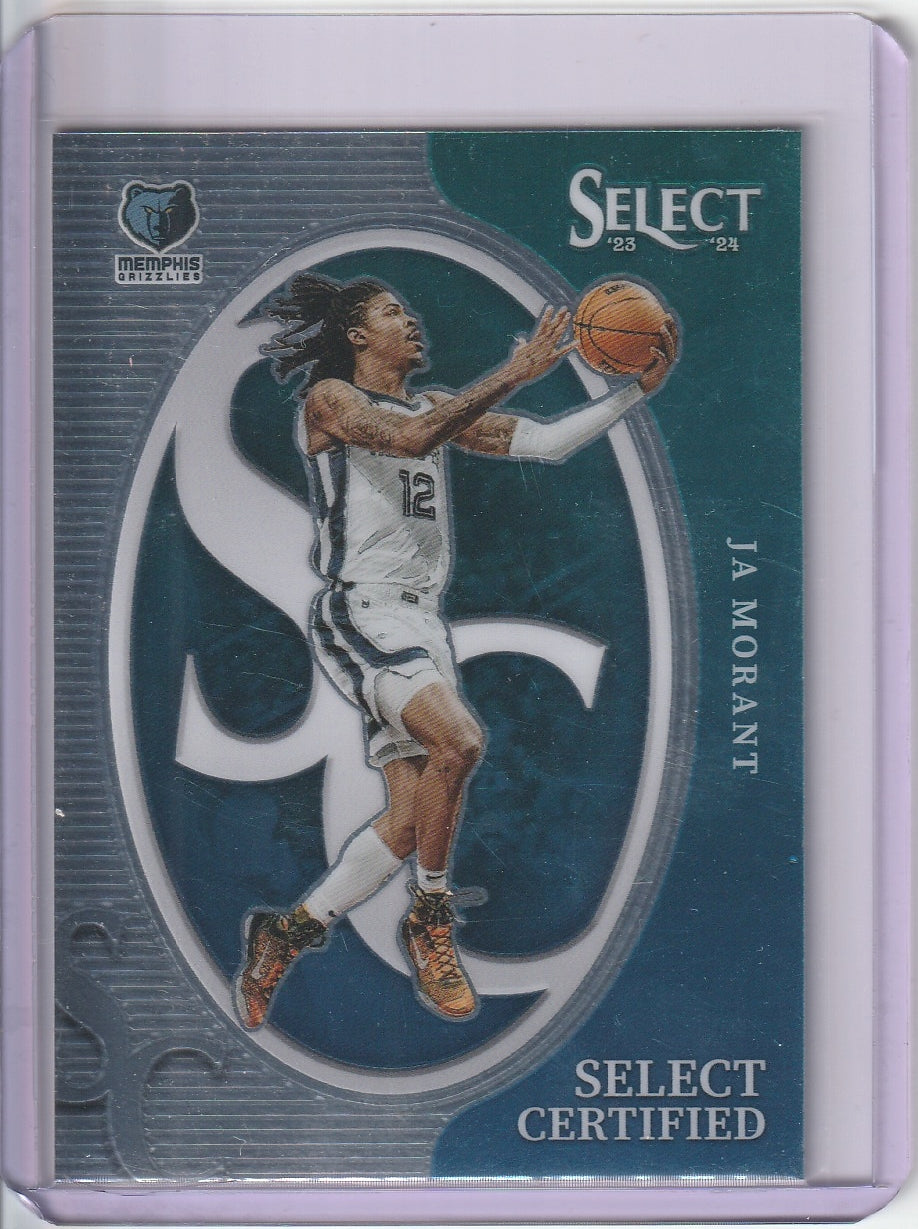 2023-24 Panini Select Basketball - Ja Morant 'Select Certified'
