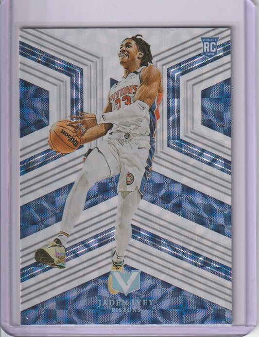 2022-23 Panini Chronicles Vertex Basketball - Jaden Ivey RC Rookie 'Asia Blue'