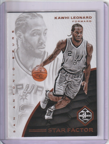 2016-17 Panini Limited Basketball - Kawhi Leonard 'Star Factor'
