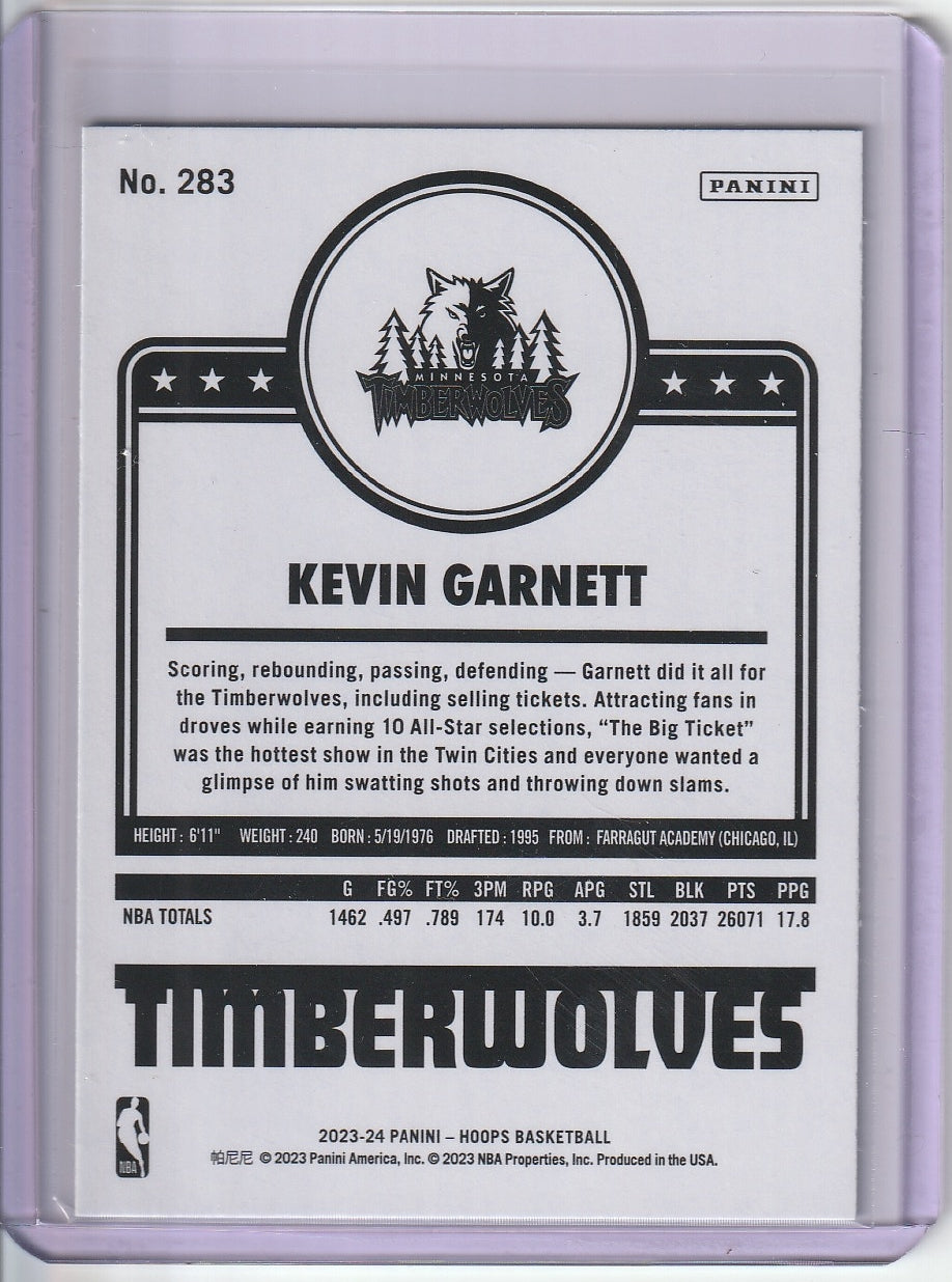 2023-24 Panini Hoops Basketball - Kevin Garnett 'Teal Explosion'