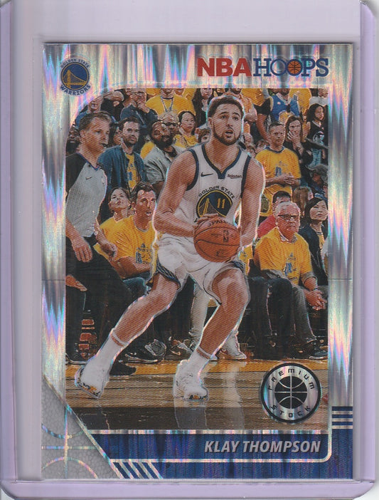2019-20 Panini Hoops Premium Stock Basketball - Klay Thompson 'Silver Flash'