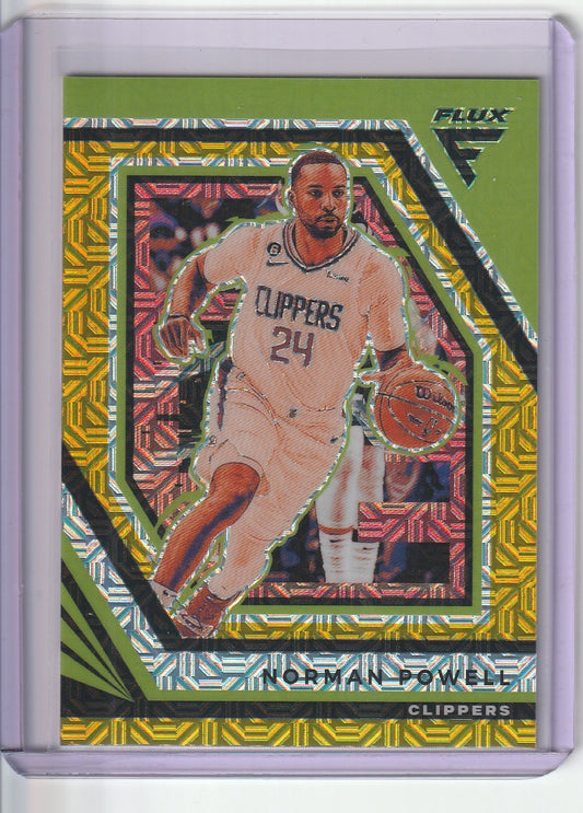 2022-23 Panini Flux Basketball - Norman Powell 'Gold Mojo' /10