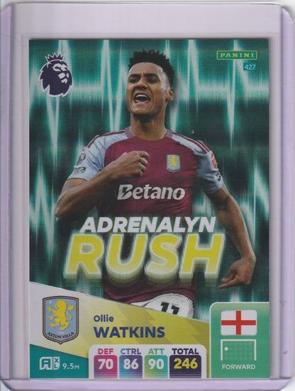 2025 Panini Adrenalyn XL Premier League - Ollie Watkins 'Adrenalyn Rush'