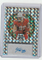 2023 Panini Mosaic Football - Trey McBride 'Scripts' Silver Prizm Autograph