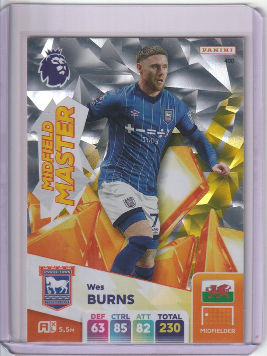 2025 Panini Adrenalyn XL Premier League - Wes Burns 'Midfield Master'