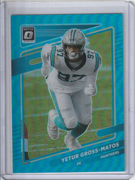 2021 Panini Donruss Optic Football - Yetur Gross-Matos, Aqua /299